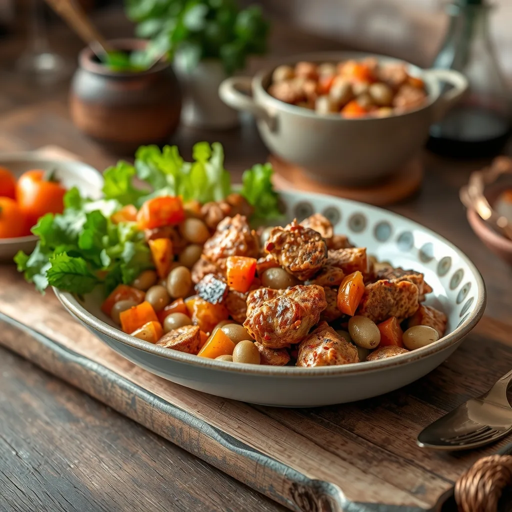 Kapadokya'da Vejeteryan Testi Kebabı Hangi Yan Lezzetlerle Yenir?
