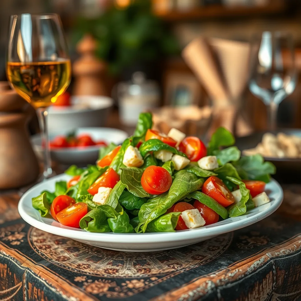 Kapadokya'da Yeşil Salata Kaç Kalori ve Faydaları Nelerdir
